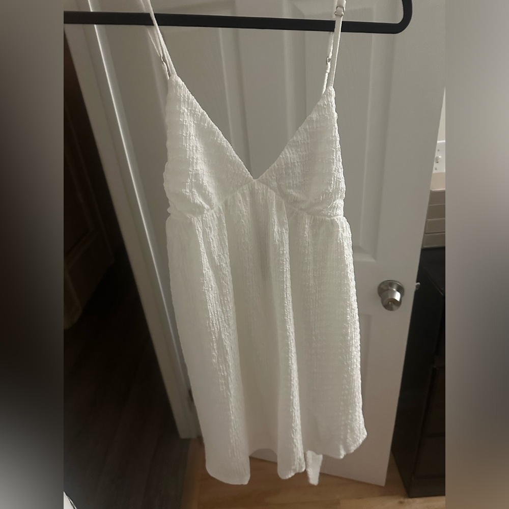 Tie back babydoll dress